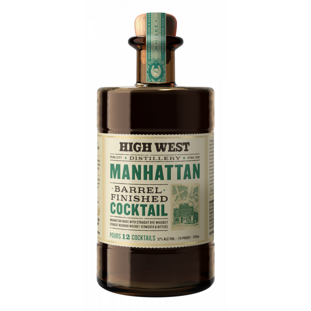 High West Manhattan Barrel Finished Cocktail